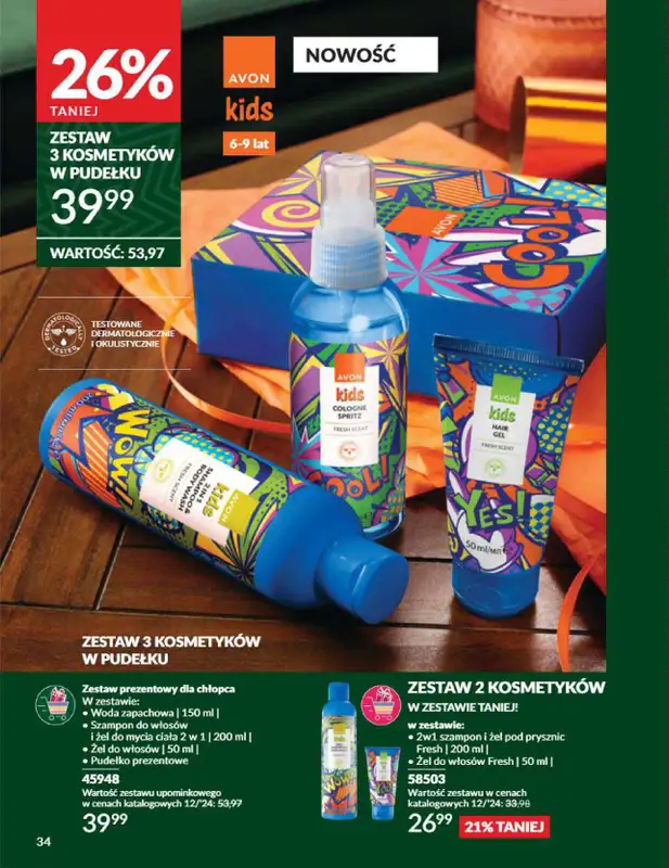 AVON - gazetka promocyjna Katalog grudzień 2024 od soboty 30.11 do wtorku 31.12 - strona 34