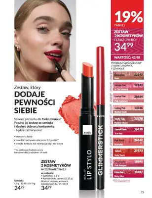 AVON - gazetka promocyjna Katalog grudzień 2024 od soboty 30.11 do wtorku 31.12 - strona 75