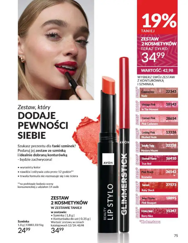 AVON - gazetka promocyjna Katalog grudzień 2024 od soboty 30.11 do wtorku 31.12 - strona 75