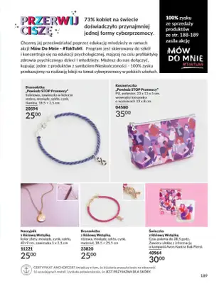 AVON - gazetka promocyjna Katalog grudzień 2024 od soboty 30.11 do wtorku 31.12 - strona 189