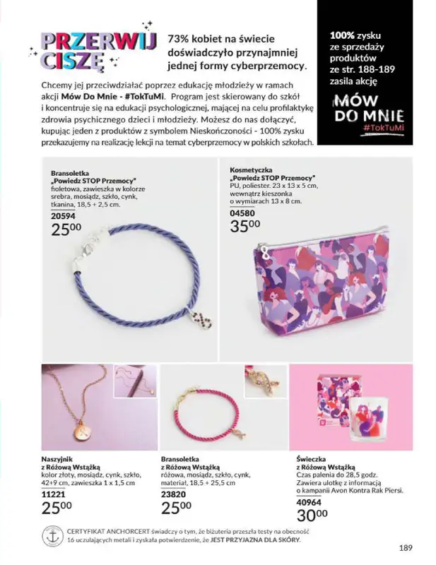 AVON - gazetka promocyjna Katalog grudzień 2024 od soboty 30.11 do wtorku 31.12 - strona 189