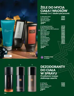 AVON - gazetka promocyjna Katalog grudzień 2024 od soboty 30.11 do wtorku 31.12 - strona 118