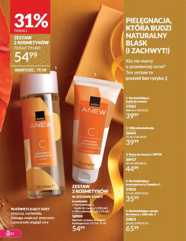 AVON - gazetka promocyjna Katalog grudzień 2024 od soboty 30.11 do wtorku 31.12 - strona 32