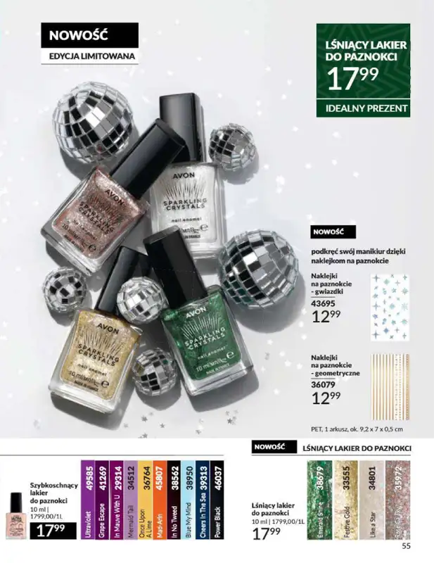 AVON - gazetka promocyjna Katalog grudzień 2024 od soboty 30.11 do wtorku 31.12 - strona 55