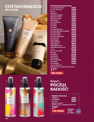 AVON - gazetka promocyjna Katalog grudzień 2024 od soboty 30.11 do wtorku 31.12 - strona 104