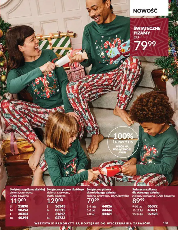 AVON - gazetka promocyjna Katalog grudzień 2024 od soboty 30.11 do wtorku 31.12 - strona 181