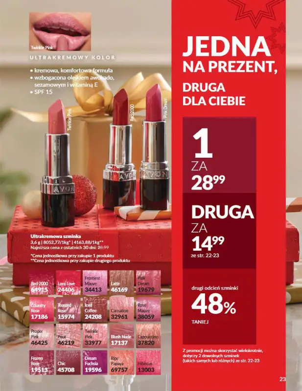 AVON - gazetka promocyjna Katalog grudzień 2024 od soboty 30.11 do wtorku 31.12 - strona 23