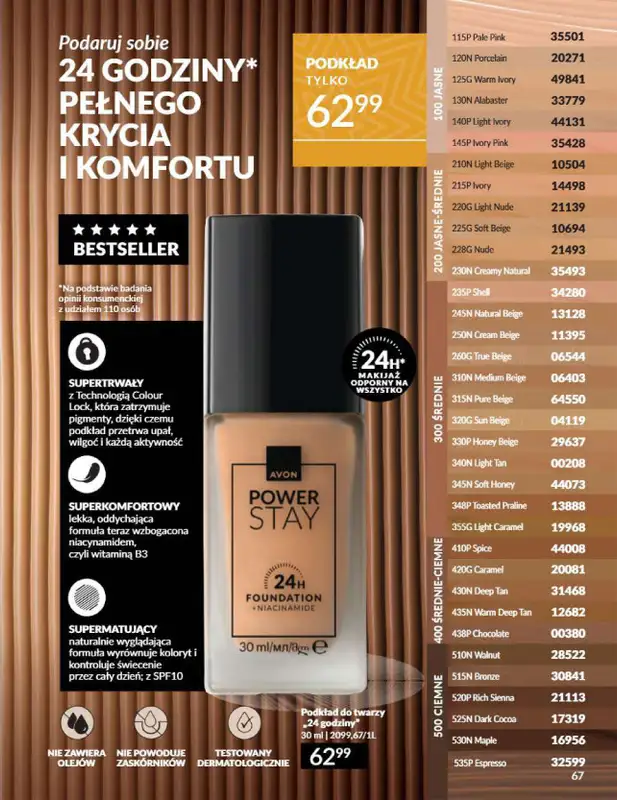 AVON - gazetka promocyjna Katalog grudzień 2024 od soboty 30.11 do wtorku 31.12 - strona 67