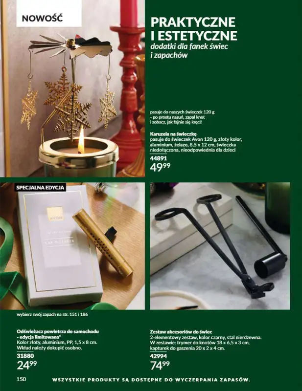 AVON - gazetka promocyjna Katalog grudzień 2024 od soboty 30.11 do wtorku 31.12 - strona 150