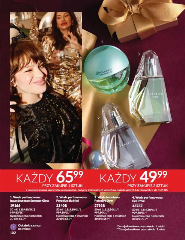 AVON - gazetka promocyjna Katalog grudzień 2024 od soboty 30.11 do wtorku 31.12 - strona 102
