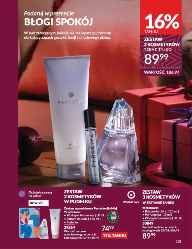 AVON - gazetka promocyjna Katalog grudzień 2024 od soboty 30.11 do wtorku 31.12 - strona 101
