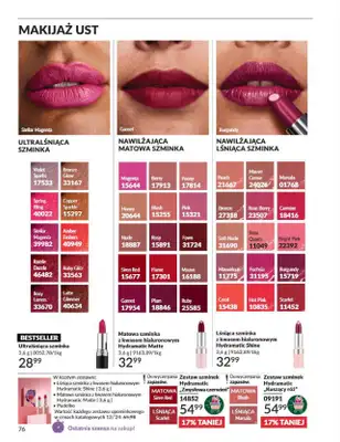 AVON - gazetka promocyjna Katalog grudzień 2024 od soboty 30.11 do wtorku 31.12 - strona 76