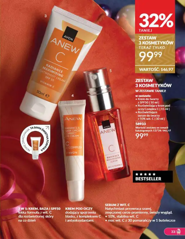 AVON - gazetka promocyjna Katalog grudzień 2024 od soboty 30.11 do wtorku 31.12 - strona 33