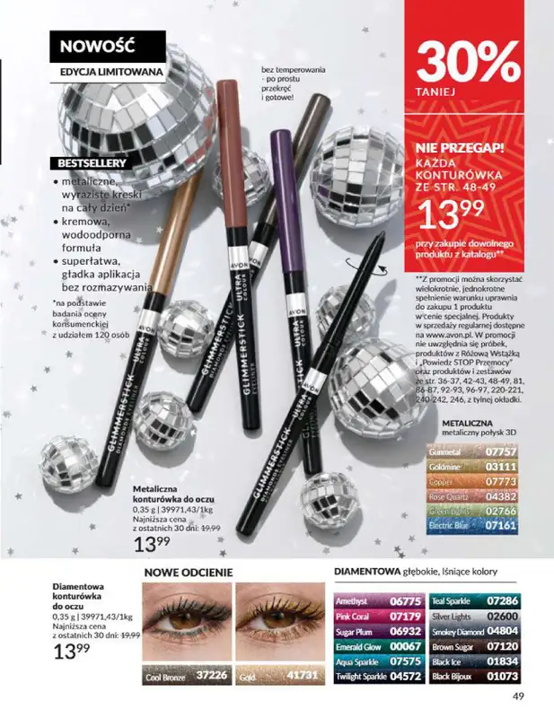 AVON - gazetka promocyjna Katalog grudzień 2024 od soboty 30.11 do wtorku 31.12 - strona 49