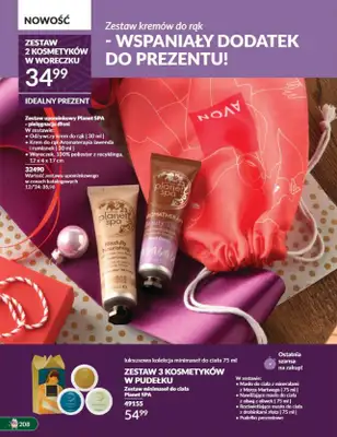 AVON - gazetka promocyjna Katalog grudzień 2024 od soboty 30.11 do wtorku 31.12 - strona 208