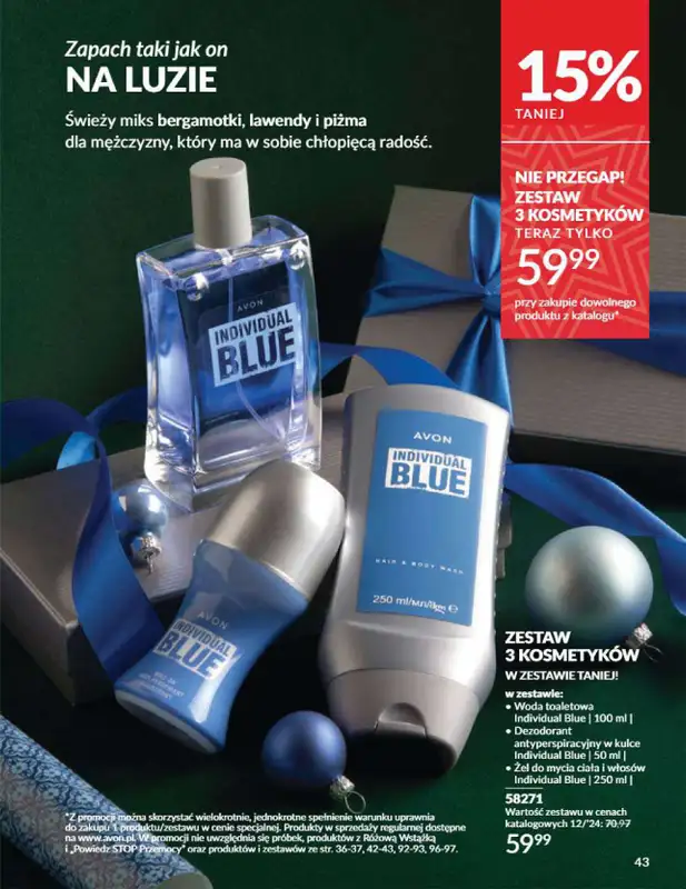 AVON - gazetka promocyjna Katalog grudzień 2024 od soboty 30.11 do wtorku 31.12 - strona 43