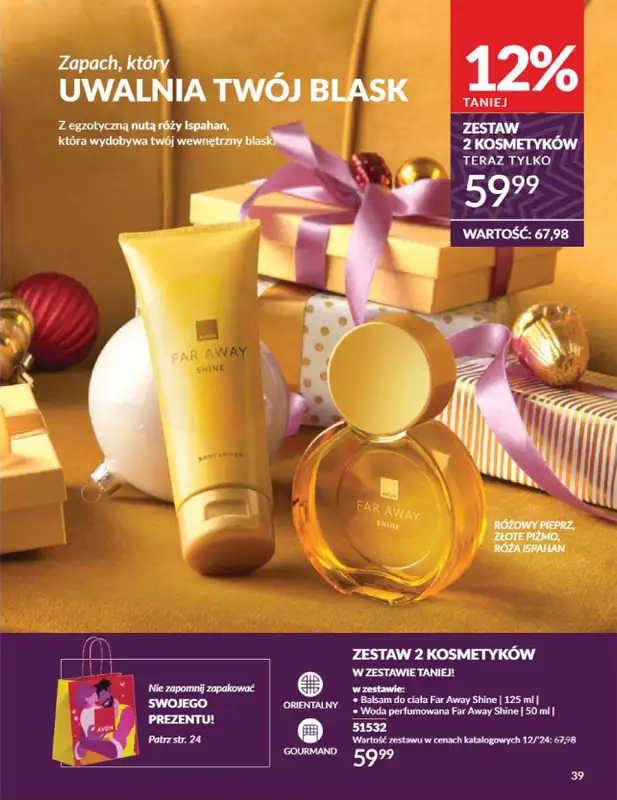 AVON - gazetka promocyjna Katalog grudzień 2024 od soboty 30.11 do wtorku 31.12 - strona 39