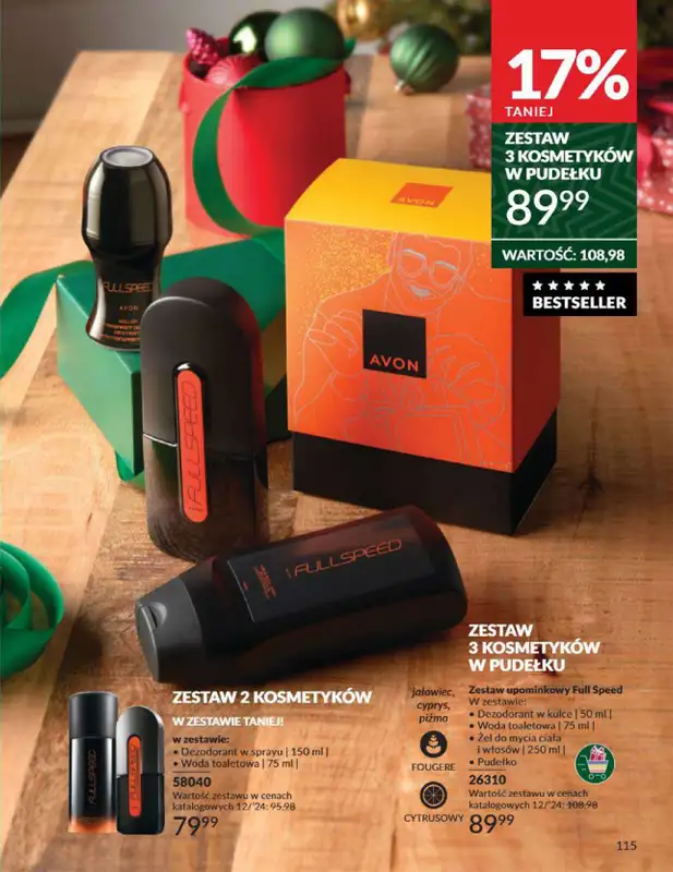 AVON - gazetka promocyjna Katalog grudzień 2024 od soboty 30.11 do wtorku 31.12 - strona 115