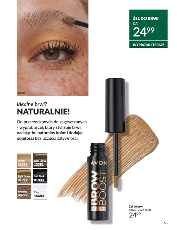 AVON - gazetka promocyjna Katalog grudzień 2024 od soboty 30.11 do wtorku 31.12 - strona 63