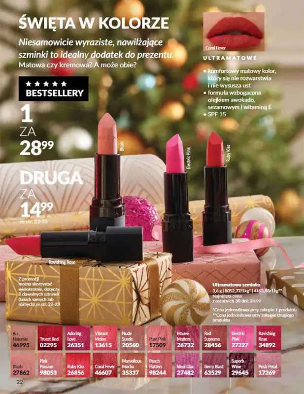 AVON - gazetka promocyjna Katalog grudzień 2024 od soboty 30.11 do wtorku 31.12 - strona 22