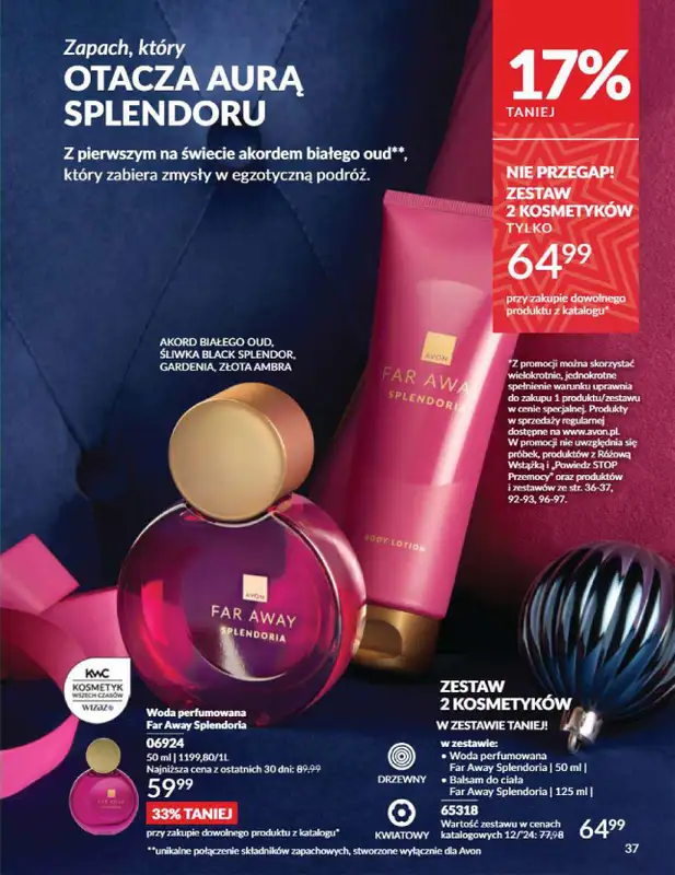 AVON - gazetka promocyjna Katalog grudzień 2024 od soboty 30.11 do wtorku 31.12 - strona 37