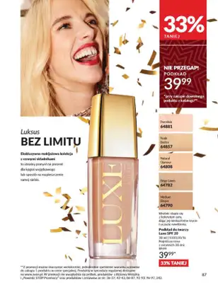 AVON - gazetka promocyjna Katalog grudzień 2024 od soboty 30.11 do wtorku 31.12 - strona 87