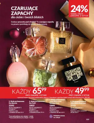 AVON - gazetka promocyjna Katalog grudzień 2024 od soboty 30.11 do wtorku 31.12 - strona 103