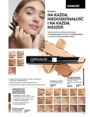 AVON - gazetka promocyjna Katalog grudzień 2024 od soboty 30.11 do wtorku 31.12 - strona 71