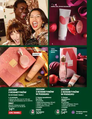 AVON - gazetka promocyjna Katalog grudzień 2024 od soboty 30.11 do wtorku 31.12 - strona 99