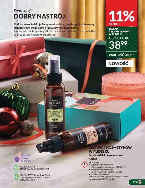 AVON - gazetka promocyjna Katalog grudzień 2024 od soboty 30.11 do wtorku 31.12 - strona 227