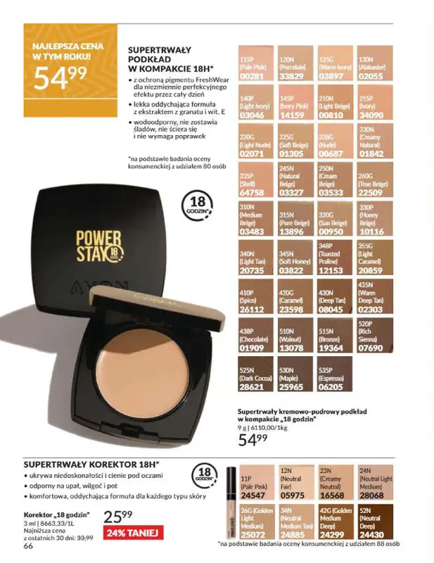 AVON - gazetka promocyjna Katalog grudzień 2024 od soboty 30.11 do wtorku 31.12 - strona 66