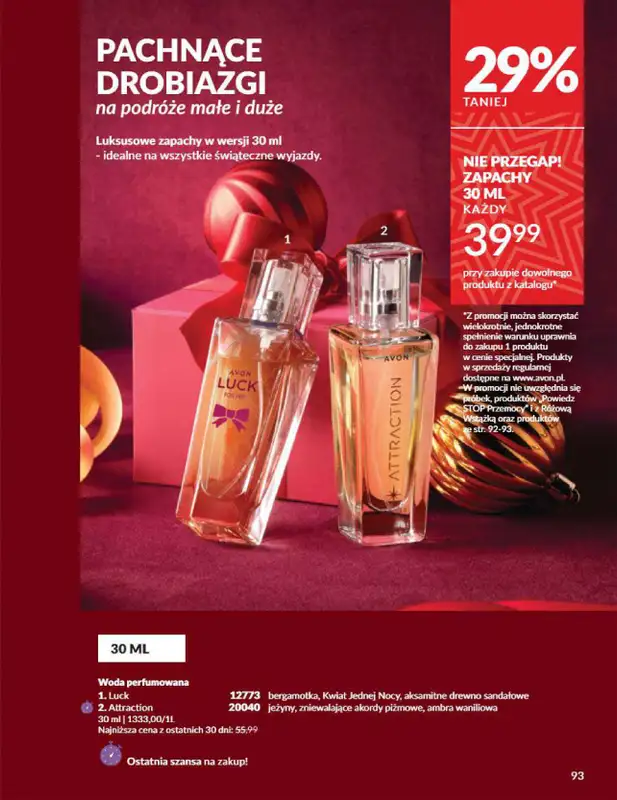 AVON - gazetka promocyjna Katalog grudzień 2024 od soboty 30.11 do wtorku 31.12 - strona 93
