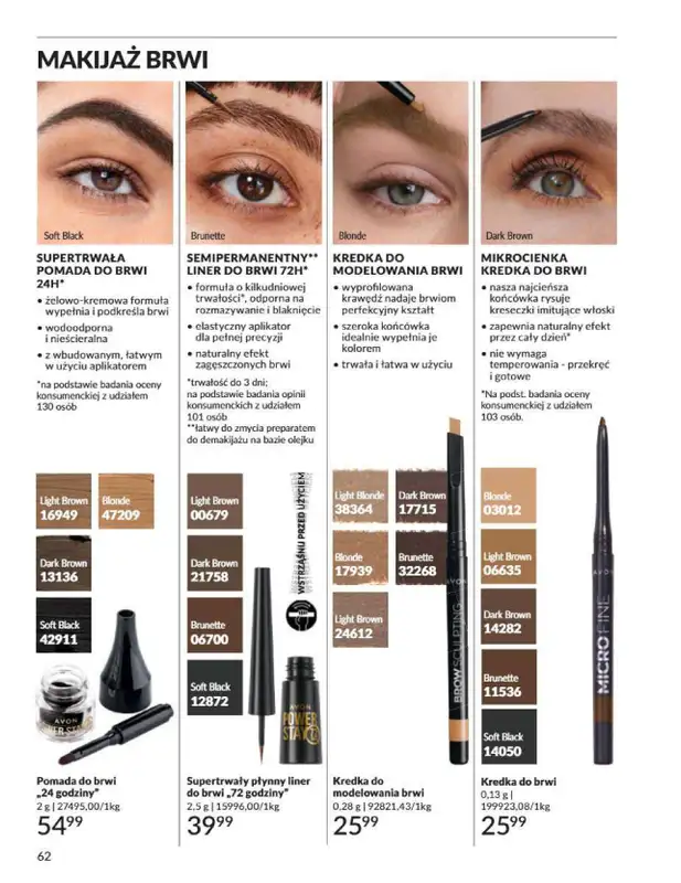 AVON - gazetka promocyjna Katalog grudzień 2024 od soboty 30.11 do wtorku 31.12 - strona 62