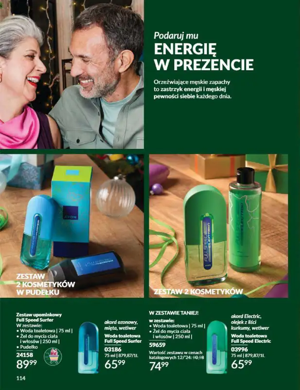 AVON - gazetka promocyjna Katalog grudzień 2024 od soboty 30.11 do wtorku 31.12 - strona 114
