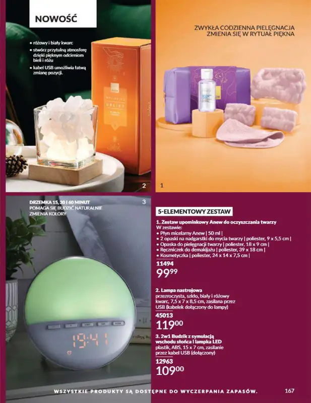 AVON - gazetka promocyjna Katalog grudzień 2024 od soboty 30.11 do wtorku 31.12 - strona 167