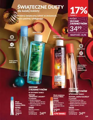 AVON - gazetka promocyjna Katalog grudzień 2024 od soboty 30.11 do wtorku 31.12 - strona 109