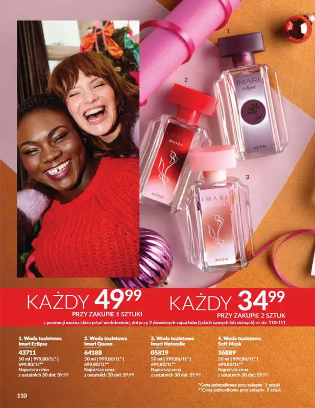 AVON - gazetka promocyjna Katalog grudzień 2024 od soboty 30.11 do wtorku 31.12 - strona 110