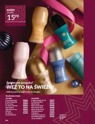 AVON - gazetka promocyjna Katalog grudzień 2024 od soboty 30.11 do wtorku 31.12 - strona 106