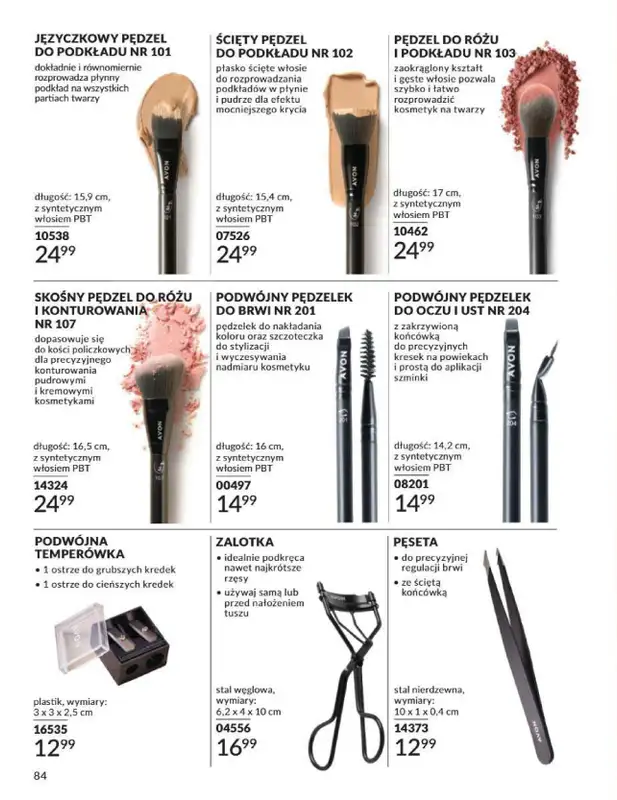 AVON - gazetka promocyjna Katalog grudzień 2024 od soboty 30.11 do wtorku 31.12 - strona 84