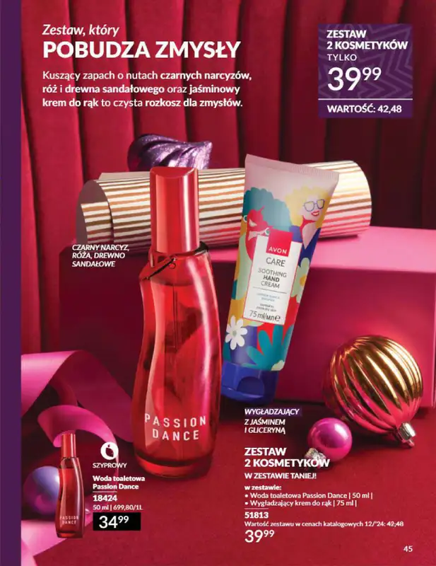 AVON - gazetka promocyjna Katalog grudzień 2024 od soboty 30.11 do wtorku 31.12 - strona 45