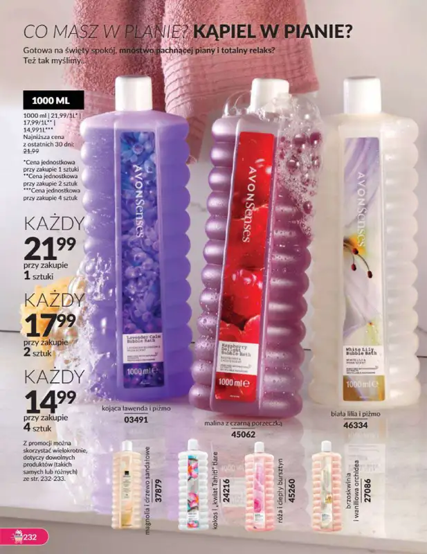 AVON - gazetka promocyjna Katalog grudzień 2024 od soboty 30.11 do wtorku 31.12 - strona 232