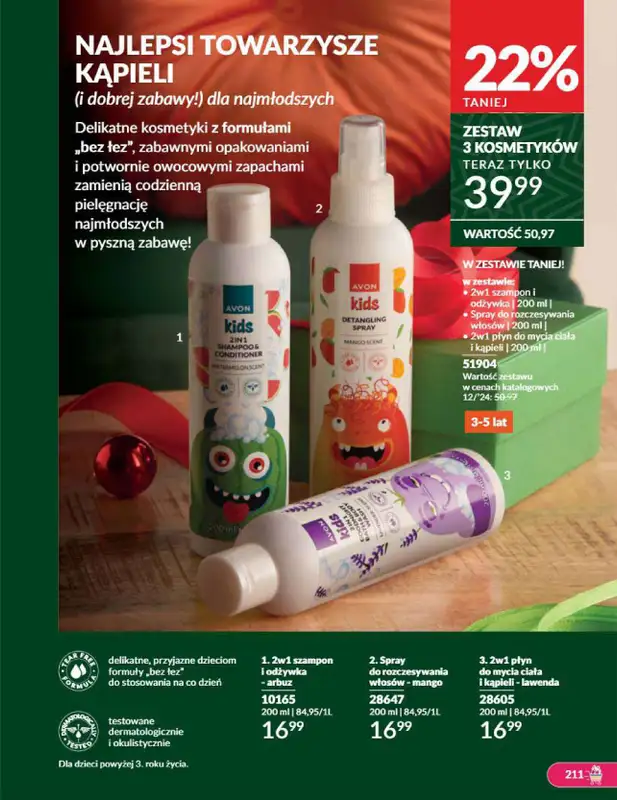 AVON - gazetka promocyjna Katalog grudzień 2024 od soboty 30.11 do wtorku 31.12 - strona 211