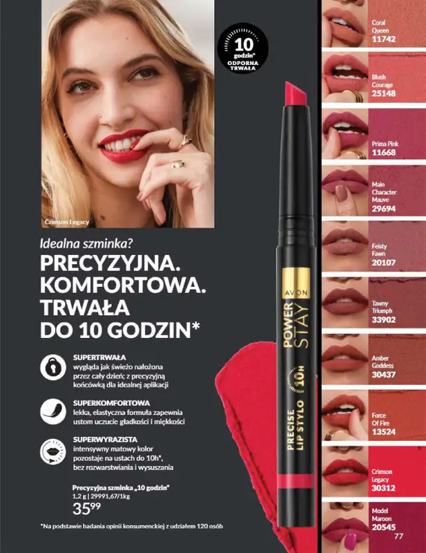 AVON - gazetka promocyjna Katalog grudzień 2024 od soboty 30.11 do wtorku 31.12 - strona 77