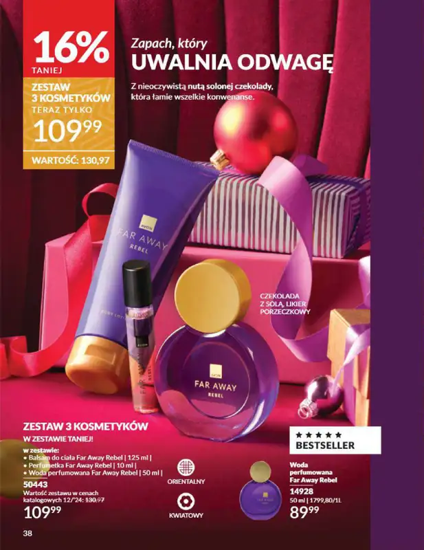 AVON - gazetka promocyjna Katalog grudzień 2024 od soboty 30.11 do wtorku 31.12 - strona 38