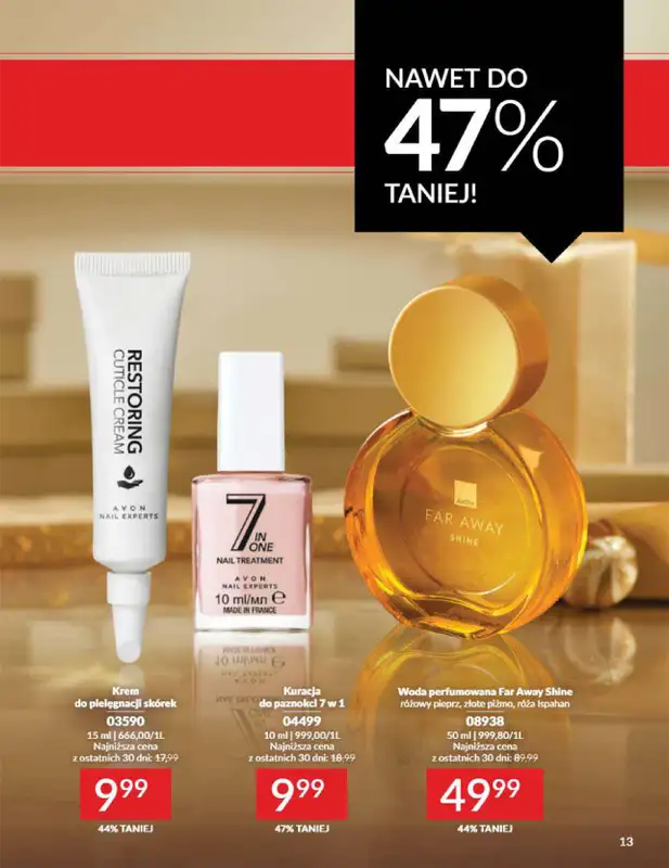 AVON - gazetka promocyjna Katalog grudzień 2024 od soboty 30.11 do wtorku 31.12 - strona 13