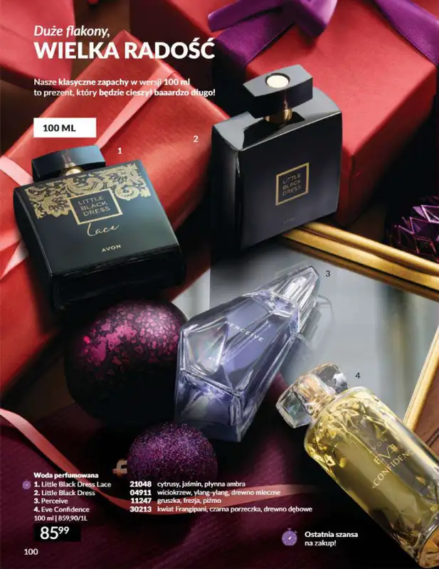 AVON - gazetka promocyjna Katalog grudzień 2024 od soboty 30.11 do wtorku 31.12 - strona 100