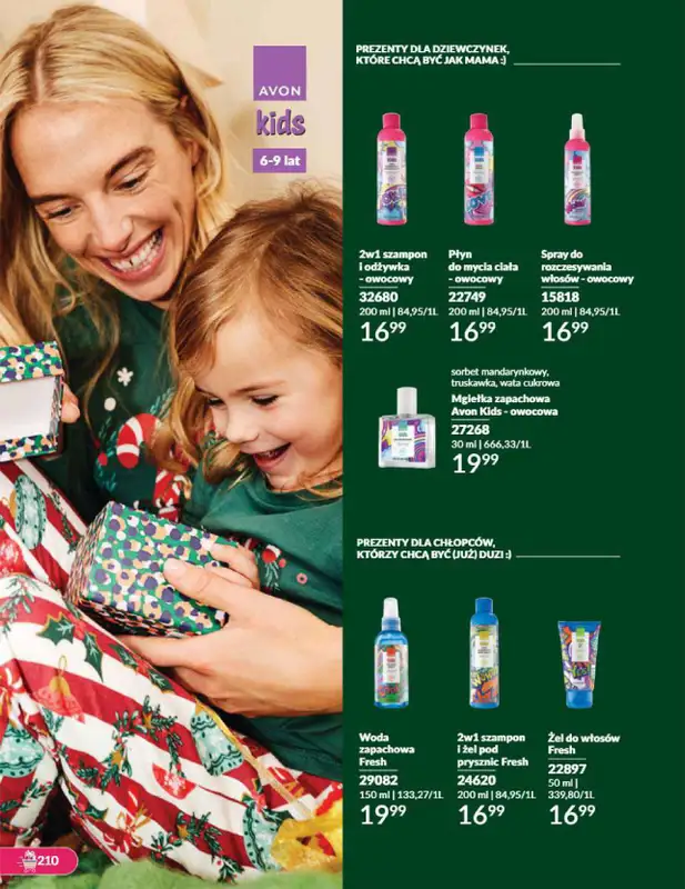 AVON - gazetka promocyjna Katalog grudzień 2024 od soboty 30.11 do wtorku 31.12 - strona 210
