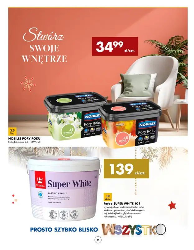 PSB Mrówka - gazetka promocyjna Gazetka od czwartku 05.12 do niedzieli 15.12 - strona 21