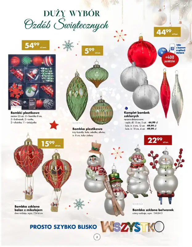 PSB Mrówka - gazetka promocyjna Gazetka od czwartku 05.12 do niedzieli 15.12 - strona 2