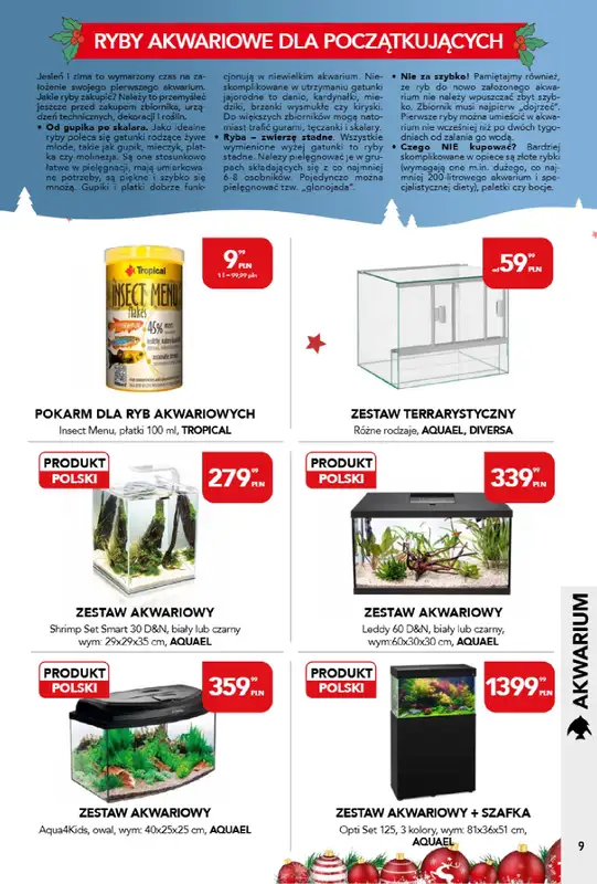 Aquael zoo - gazetka promocyjna Gazetka od wtorku 03.12 do wtorku 31.12 - strona 9